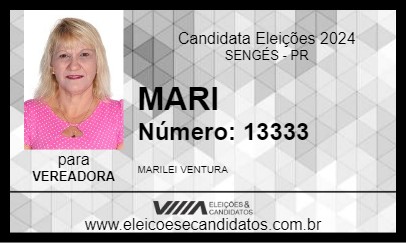 Candidato MARI 2024 - SENGÉS - Eleições