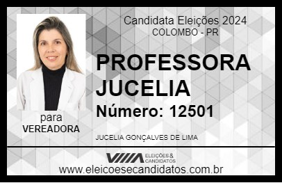 Candidato PROFESSORA JUCELIA 2024 - COLOMBO - Eleições