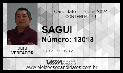 Candidato SAGUI 2024 - CONTENDA - Eleições