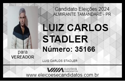 Candidato LUIZ CARLOS STADLER 2024 - ALMIRANTE TAMANDARÉ - Eleições