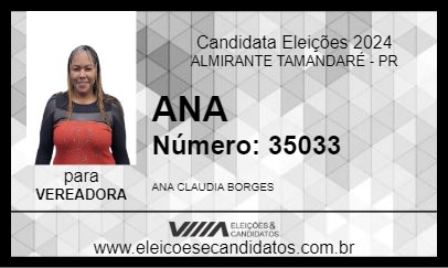 Candidato ANA 2024 - ALMIRANTE TAMANDARÉ - Eleições