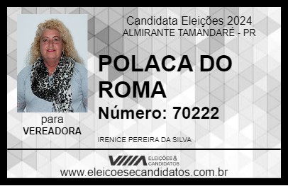 Candidato POLACA DO ROMA 2024 - ALMIRANTE TAMANDARÉ - Eleições