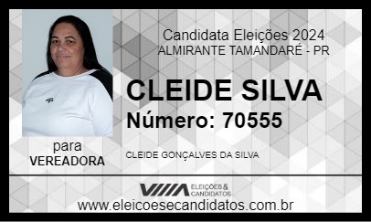 Candidato CLEIDE SILVA 2024 - ALMIRANTE TAMANDARÉ - Eleições