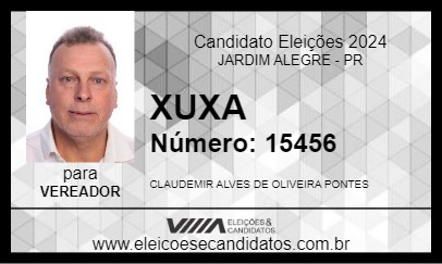 Candidato XUXA 2024 - JARDIM ALEGRE - Eleições