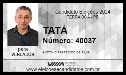 Candidato TATÁ 2024 - TERRA BOA - Eleições