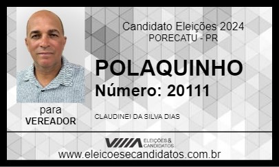 Candidato POLAQUINHO 2024 - PORECATU - Eleições