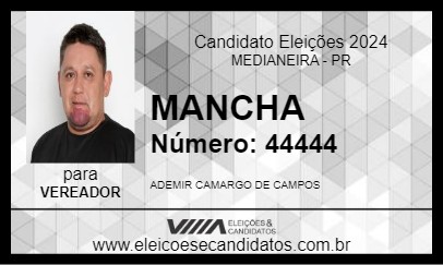 Candidato MANCHA 2024 - MEDIANEIRA - Eleições