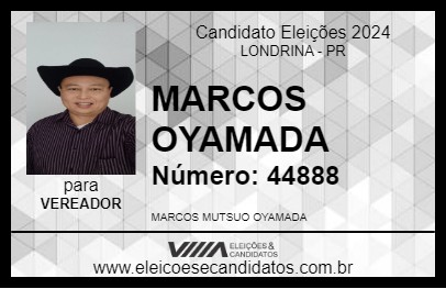 Candidato MARCOS OYAMADA 2024 - LONDRINA - Eleições