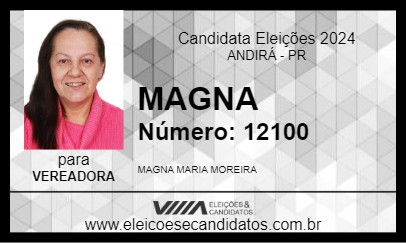 Candidato MAGNA 2024 - ANDIRÁ - Eleições