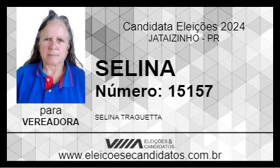 Candidato SELINA 2024 - JATAIZINHO - Eleições