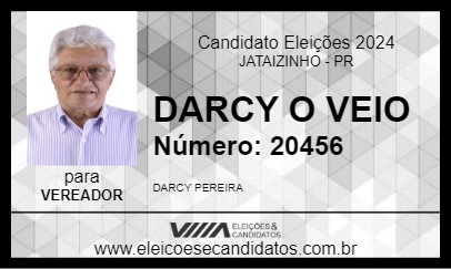 Candidato DARCY O VEIO 2024 - JATAIZINHO - Eleições