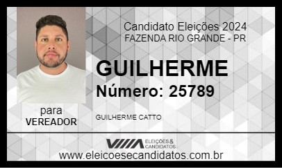 Candidato GUILHERME 2024 - FAZENDA RIO GRANDE - Eleições