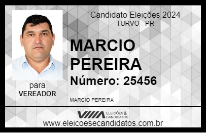 Candidato MARCIO PEREIRA 2024 - TURVO - Eleições