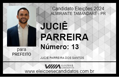 Candidato JUCIÊ PARREIRA 2024 - ALMIRANTE TAMANDARÉ - Eleições