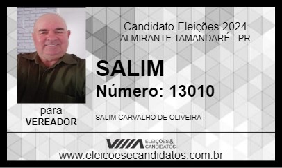 Candidato SALIM 2024 - ALMIRANTE TAMANDARÉ - Eleições