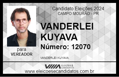 Candidato VANDERLEI KUYAVA 2024 - CAMPO MOURÃO - Eleições