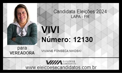 Candidato VIVI 2024 - LAPA - Eleições