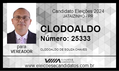 Candidato CLODOALDO 2024 - JATAIZINHO - Eleições