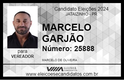 Candidato MARCELO GARJÃO  2024 - JATAIZINHO - Eleições