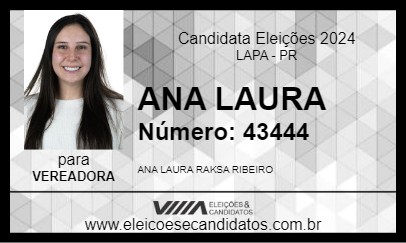 Candidato ANA LAURA 2024 - LAPA - Eleições