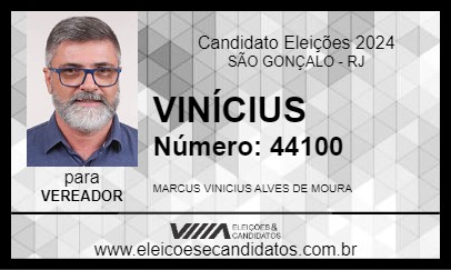 Candidato VINÍCIUS 2024 - SÃO GONÇALO - Eleições