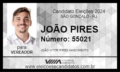 Candidato JOÃO PIRES 2024 - SÃO GONÇALO - Eleições