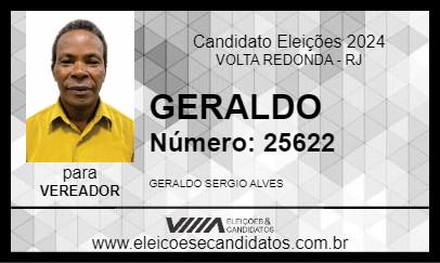 Candidato GERALDO 2024 - VOLTA REDONDA - Eleições