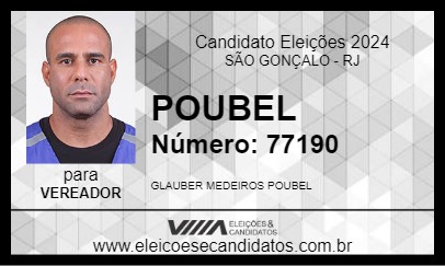 Candidato POUBEL 2024 - SÃO GONÇALO - Eleições