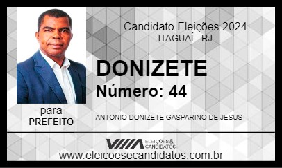 Candidato DONIZETE 2024 - ITAGUAÍ - Eleições