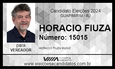 Candidato HORACIO FIUZA 2024 - GUAPIMIRIM - Eleições