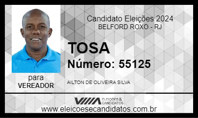 Candidato TOSA 2024 - BELFORD ROXO - Eleições