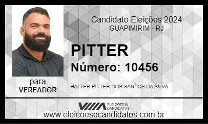 Candidato PITTER 2024 - GUAPIMIRIM - Eleições