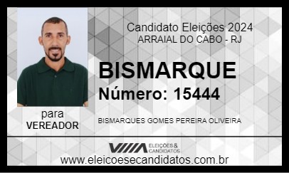 Candidato BISMARQUE 2024 - ARRAIAL DO CABO - Eleições