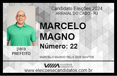 Candidato MARCELO MAGNO 2024 - ARRAIAL DO CABO - Eleições