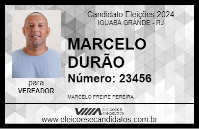 Candidato MARCELO DURÃO 2024 - IGUABA GRANDE - Eleições