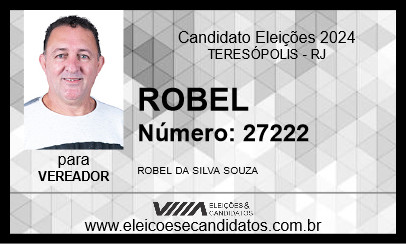 Candidato ROBEL 2024 - TERESÓPOLIS - Eleições