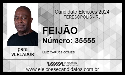 Candidato FEIJÃO 2024 - TERESÓPOLIS - Eleições