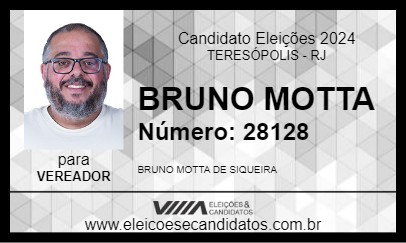 Candidato BRUNO MOTTA 2024 - TERESÓPOLIS - Eleições