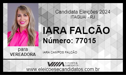 Candidato IARA FALCÃO 2024 - ITAGUAÍ - Eleições