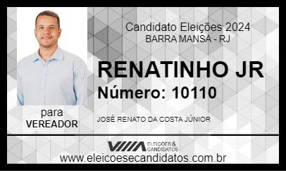 Candidato RENATINHO JR 2024 - BARRA MANSA - Eleições