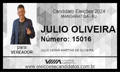 Candidato JULIO OLIVEIRA 2024 - MANGARATIBA - Eleições