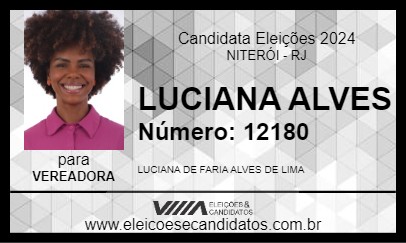 Candidato LUCIANA ALVES 2024 - NITERÓI - Eleições