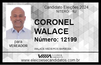 Candidato CORONEL WALACE 2024 - NITERÓI - Eleições