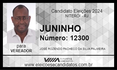 Candidato JUNINHO 2024 - NITERÓI - Eleições