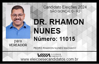 Candidato DR. RHAMON NUNES 2024 - SÃO GONÇALO - Eleições