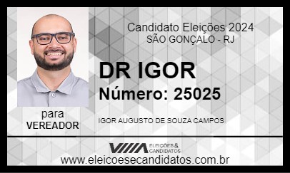 Candidato DR IGOR 2024 - SÃO GONÇALO - Eleições