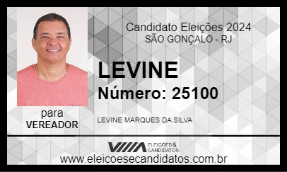 Candidato LEVINE 2024 - SÃO GONÇALO - Eleições