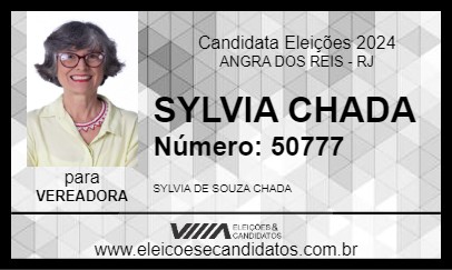 Candidato SYLVIA CHADA 2024 - ANGRA DOS REIS - Eleições