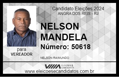 Candidato NELSON MANDELA 2024 - ANGRA DOS REIS - Eleições