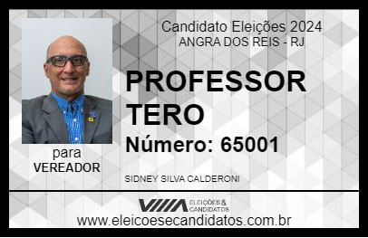 Candidato PROFESSOR TERO 2024 - ANGRA DOS REIS - Eleições